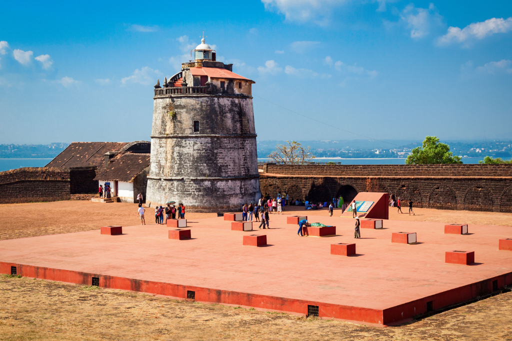 Scenic view of Fort Aguada Goa