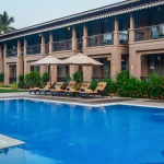 Exterior of Marquis Resort near Candolim beach North Goa