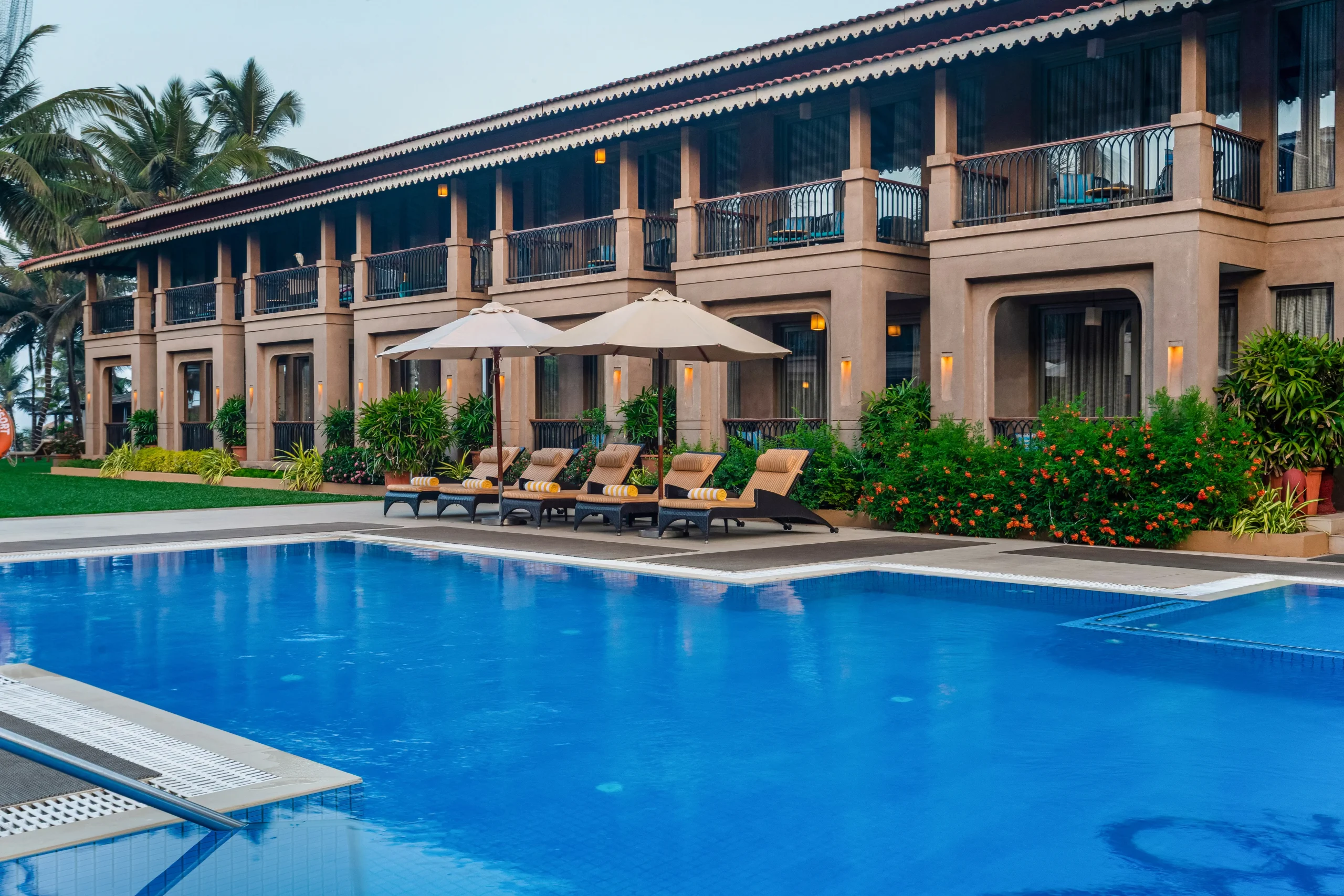 Exterior of Marquis Resort near Candolim beach North Goa