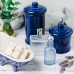 Fragrances and soap placed in a decorative manner in a resort in candolim north goa